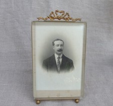 PORTE-PHOTO ANCIEN EN LAITON
