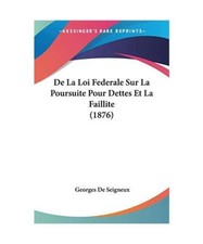 De La Loi Federale Sur La
