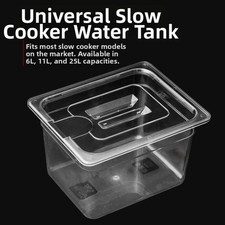 Réservoir d'eau mijoteuse compatible sous vide avec échelle de mesure 6L 11L