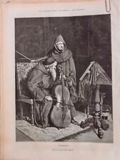 1873 CELLO MUSIC DOUBLE BASS REPETITION OLD MONKS 1 OLD NEWSPAPER