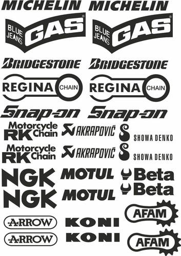 Sticker decal sponsor - sticker,