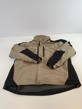 Columbia Bugaboo Jacket Mens 3XT Tall Beige Black Omni-Tech Interchange Coat