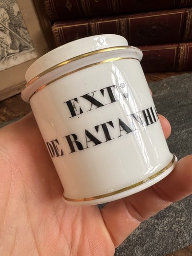Pot pharmacie porcelaine - pot,