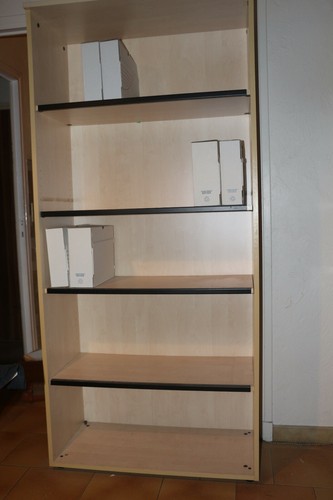 Bibliothèque bois niveaux -  bibliothèque,