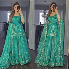 Prêt Fabriqué Lehenga Pakistanais Lazzari Choli Indien Mariage Sabyasachi Haldi