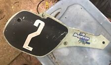 KAWASAKI OEM 1985-'86 KX 250 500 RIGHT Number Plate PANEL Vintage MX MotoCross