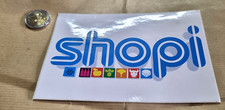 SHOPI store sign sticker