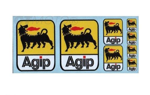 Agip stickers ensemble - agip,