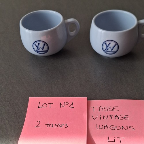 Lot tasses céramique wagons - céramique,