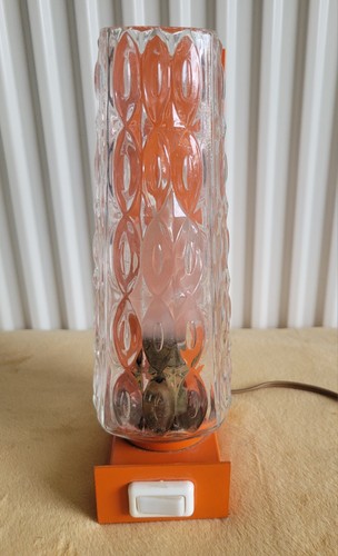 Ancienne lampe moulinex orange - lampe,