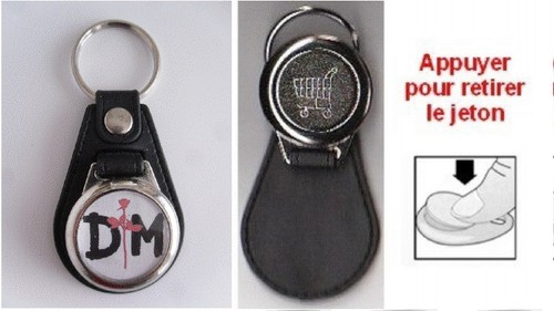 Porte cles depeche - cles,