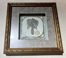 Cabbage Palm 1926 Painting on Tile by David Nicols