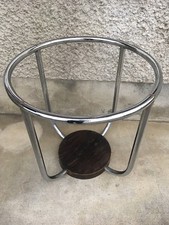 table basse art deco moderniste tubes chrome coffee tubular style sognot ? 