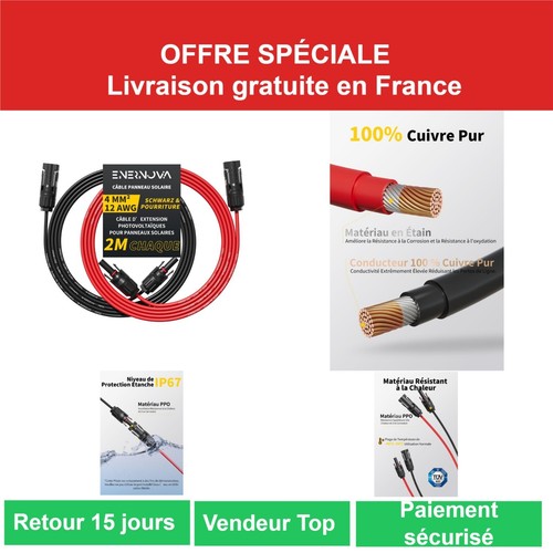Câble solaire 4mm - câble, 4mm²/6mm²