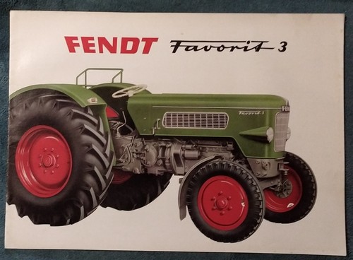 Rare brochure fendt - rare, favorit