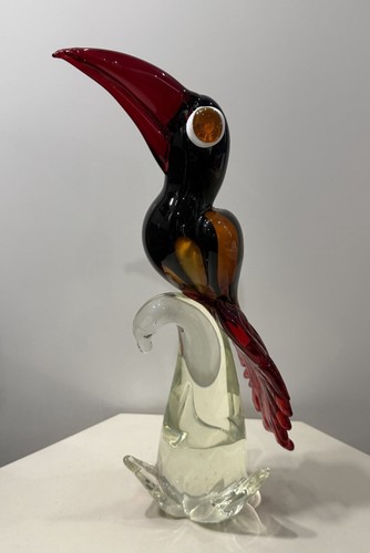 Sculpture grand oiseau toucan - oiseau,