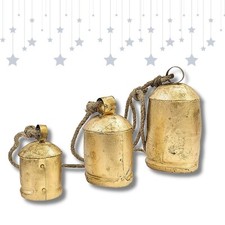 Lot de 3 cloches de vache