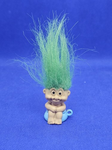 Mini troll cheveux verts - mini,