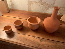4  Pots terre cuite