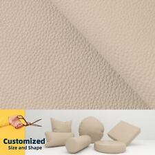Pb065 Cushion Cover*Nude Skin*Faux Leather synthetic Litchi Skin Bench Sofa Seat