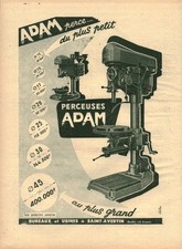 Antique Adam Farm Equipment 1955 Magazine Issue Drills Advertising
