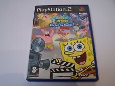 BOB L EPONGE SILENCE ON TOURNE   -  PS2 - VF - BOITE CD SANS LE LIVRET