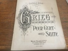 GUERRE. LIVRE DE MUSIQUE PIANO SUITE PEER GYNT