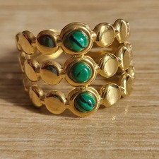 Bague Malachite Pierre