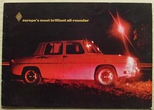 RENAULT R8 UK Car Sales Brochure 1963 #0263