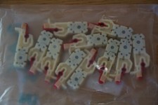 Ensoniq TS-12 / KT-76 hammer weight, black key (lot of eleven)