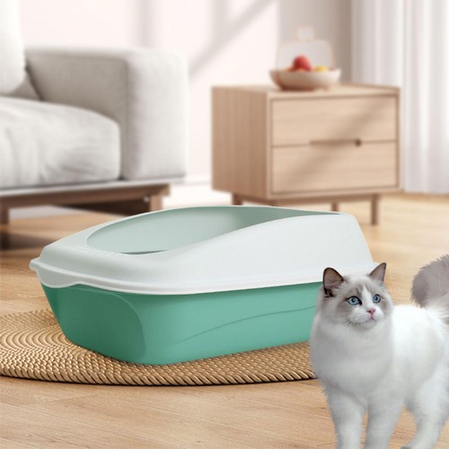 Litière pour chat dessus - litière, à