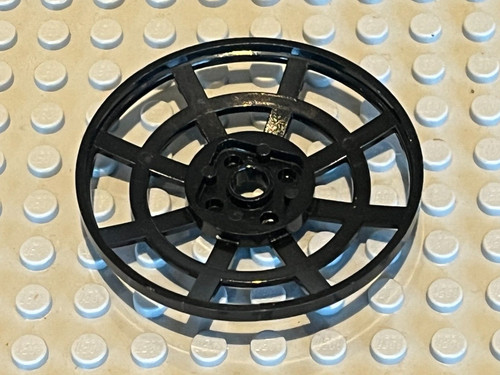 Parabole lego black round dish - black,