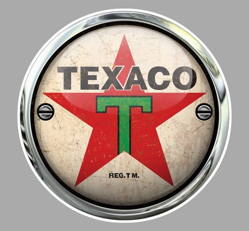 Sticker texaco carburant texas - texaco,
