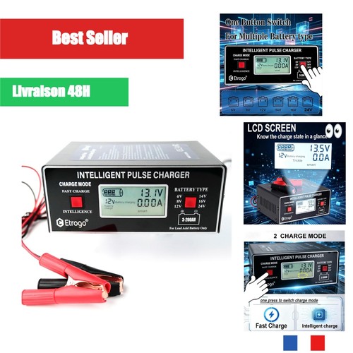 Chargeur batterie intelligent - batterie,