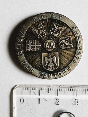 Insigne médaille cyclo ffct - /,