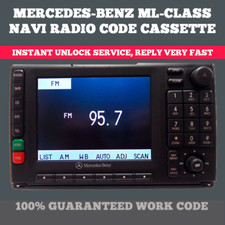 MERCEDES-BENZ ML-CLASS ML320 ML350 ML430 ML500 ML55 Navi Radio Code Cassette