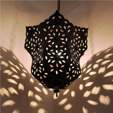 Lampe Suspendue Marocaine Plafonnier En Fer Lanternes Suspendues BOHA WARDA