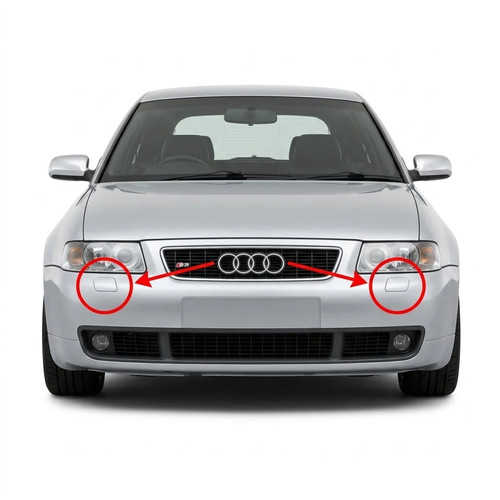 Bouchons lave phares audi - de, lave-phares
