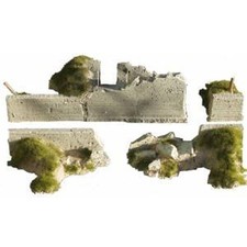 M53C RETIRED bunker ruins. By J.G. Miniatures Scenarios