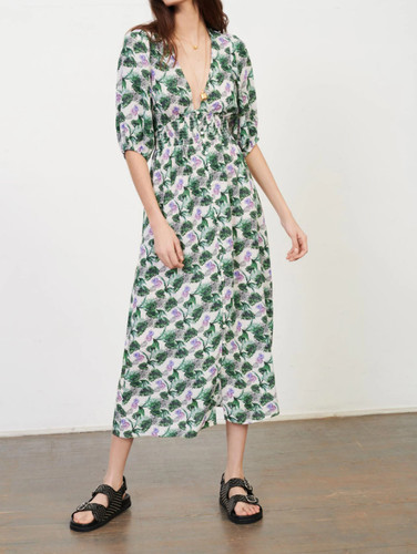 Maje robe longue femme - robe,