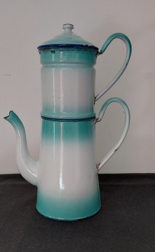 Cafetière ancienne tôle - ancienne,