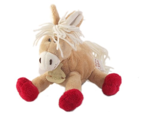Doudou peluche cheval poney - peluche,