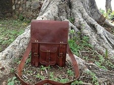 Homme Rustique Cuir Véritable