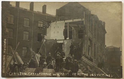 Carte postale photo - carte, charleroi