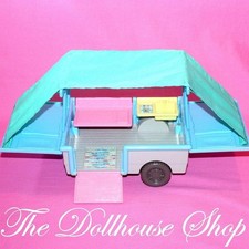 Fisher Price Loving Family Dollhouse Doll's Pop Up Camper Trailer for car