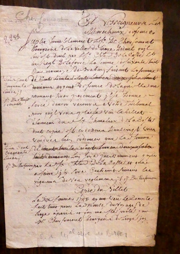1748 lettre marechal duc de - lettre, du