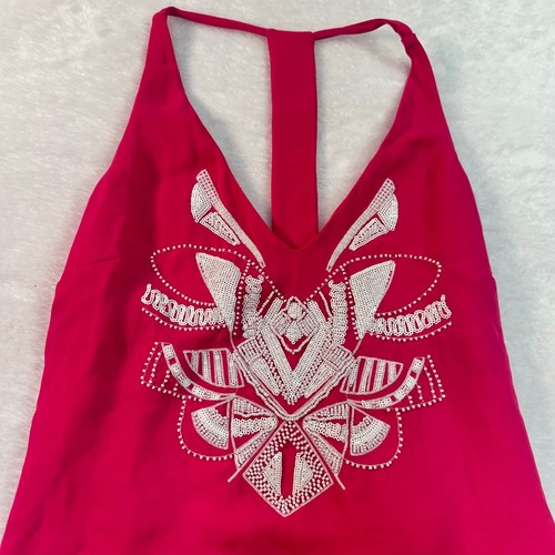 Bebe beaded halter top - top, women