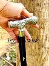 Canne De Marche En Argent