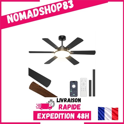 Ventilateur plafond 132 cm - ventilateur, de