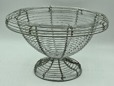 Antique Fruit Cup or Wire Centerpiece Industrial Loft Decor